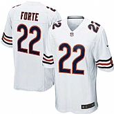 Nike Men & Women & Youth Bears #22 Matt Forte White Team Color Game Jersey,baseball caps,new era cap wholesale,wholesale hats
